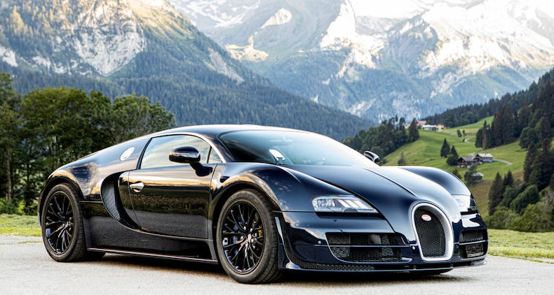 miniature bugatti car